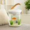 PC Plastic Breeding Aquarium Transparent Handheld Fish Tank Ecological Fish Tank  Educational Toy
