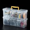 1pcs Portable Storage Suitable for Outdoor Work Classified Screw Accessories Home Desk Use Portable Tool Storage Box