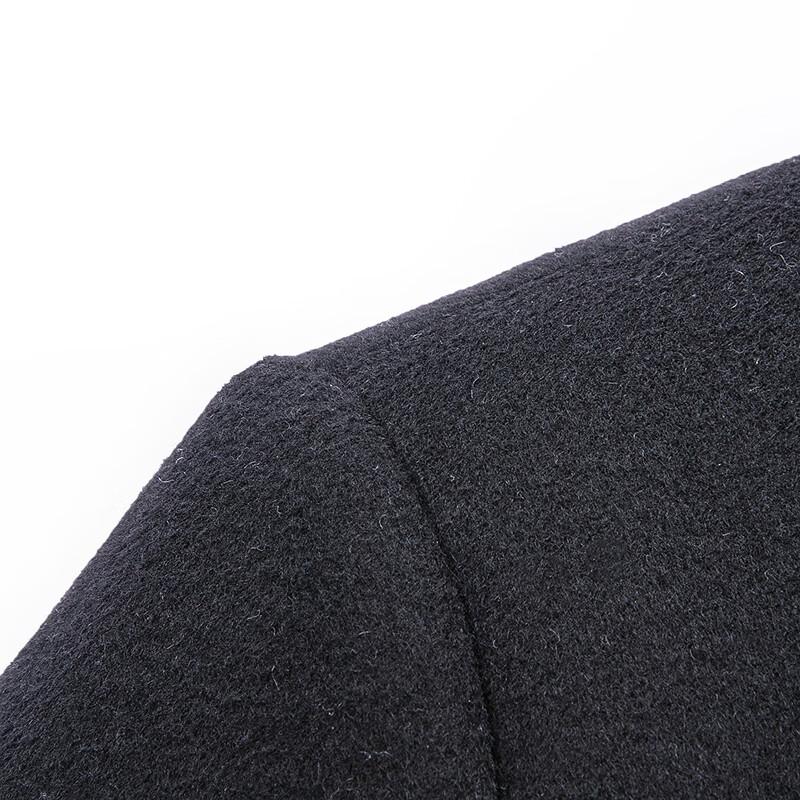 FAPAI Men's Business Wool Blend Overcoat