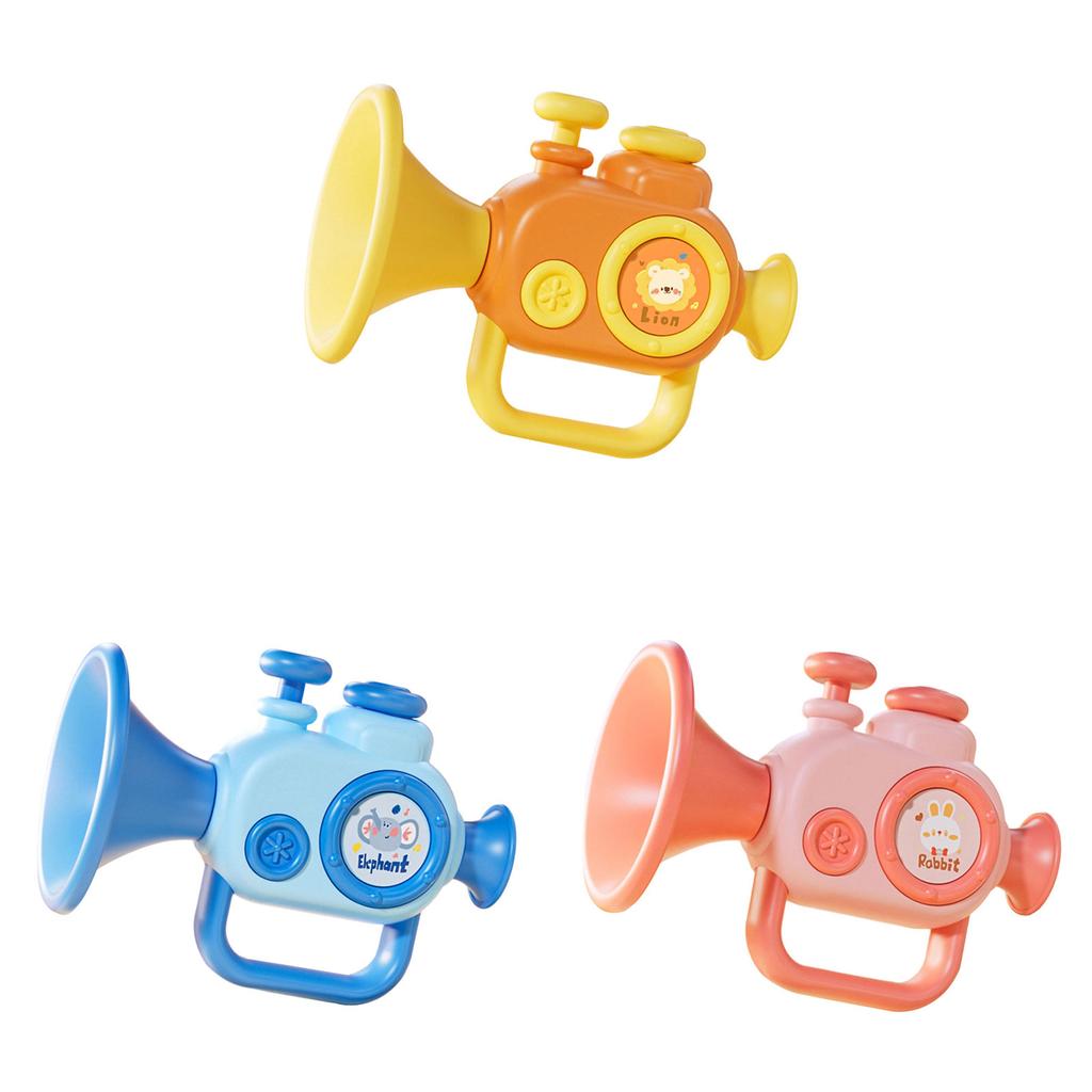 Fun Developmental Baby Trumpet Encourages Hand Eye Coordination And Group Play Musical Instrument