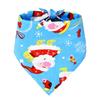 Holiday Pet Neckwear, Soft Christmas Neckerchief Cartoon Printed Dog Scarf Collar for Picture Days, Party Wear and Seasonal Style