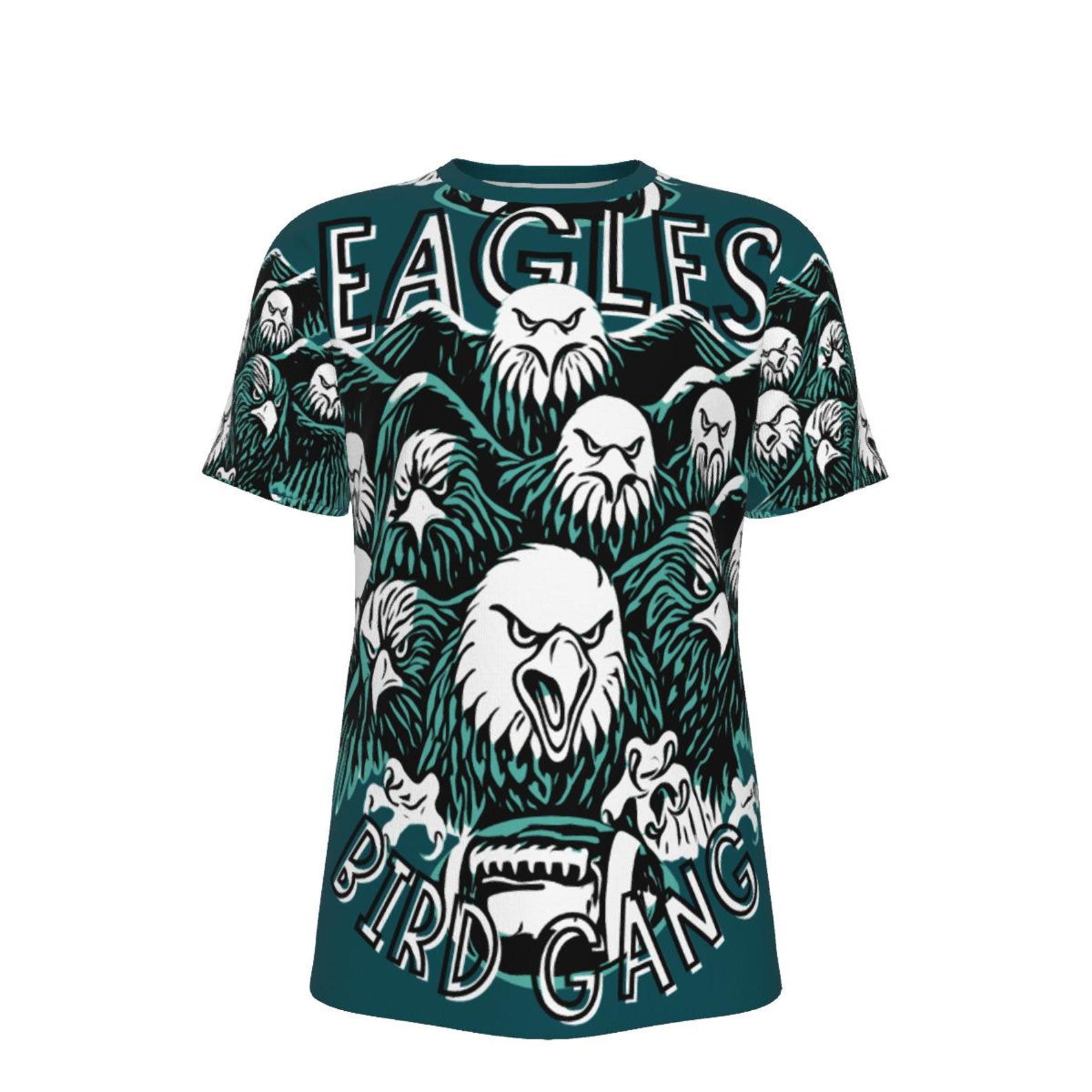 Eagles Bird Gang T-Shirt: Midnight Green Philly Football Tee S