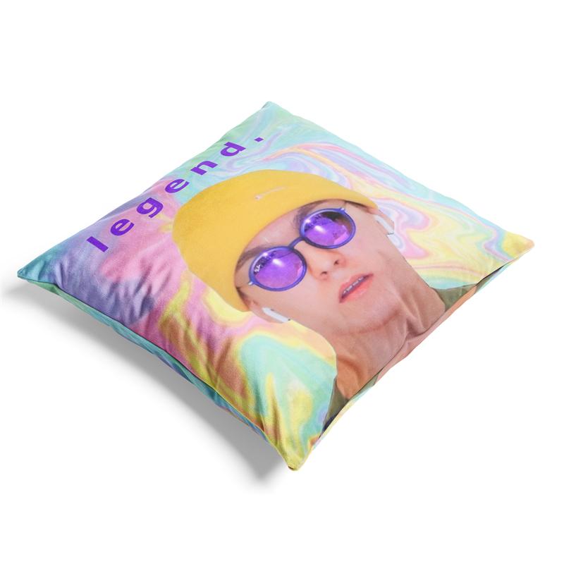 Aertemisi 18'' X 18'' Vernon Meme Square Throw Pillow Cushion Covers Cases Pillowcases For Sofa 45Cm X 45Cm