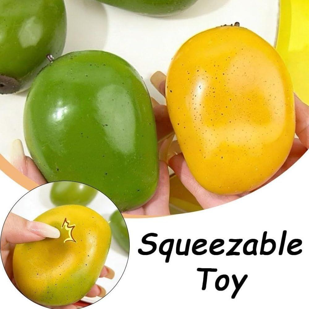 Simulation Mango Pinching Toy Slow Rebound Decompression Toy New Squishy Toy  Stress Relief