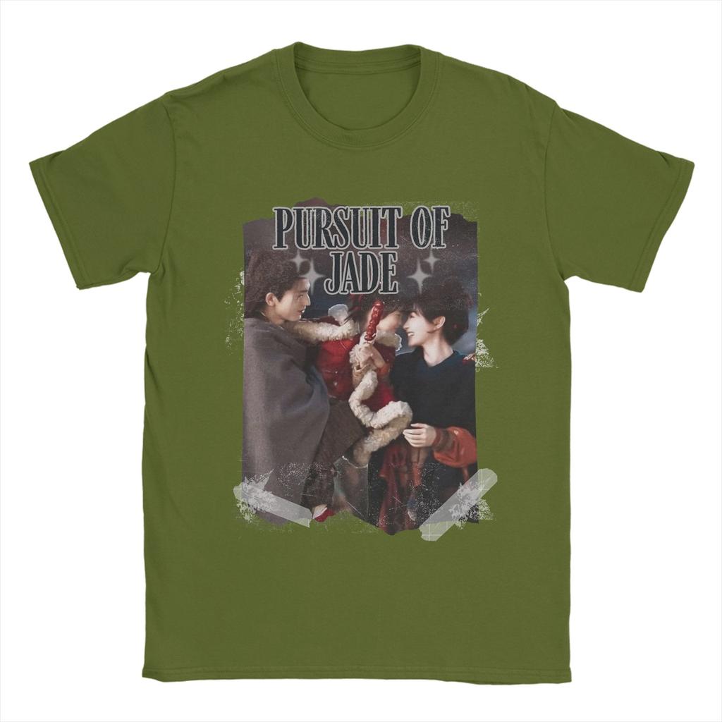 Unisexs TShirts Pursuit of Jad Chinese Drama Creative Cotton Tee Shirt Short Sleeve T Shirt Round Neck Clothing Plus Size
