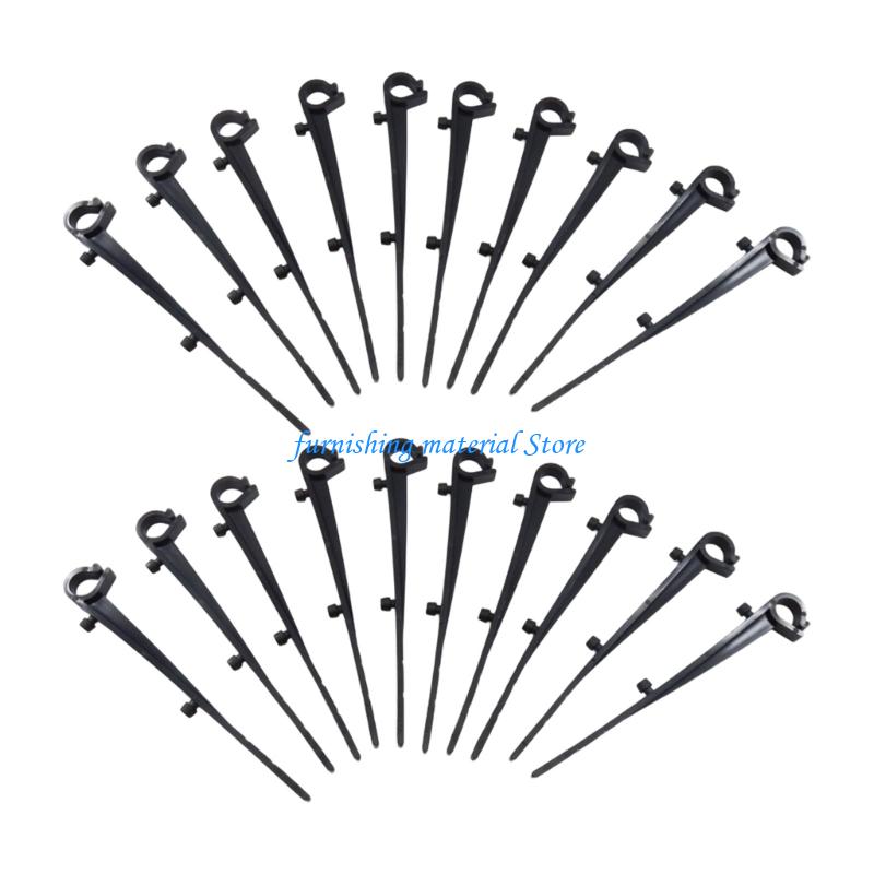 Y5GD 20Pcs Gutter Brush Clamps Gutter Mesh Clips Anchors Plastic Outdoor Gutter Filter Clips for Yard Garden Garden