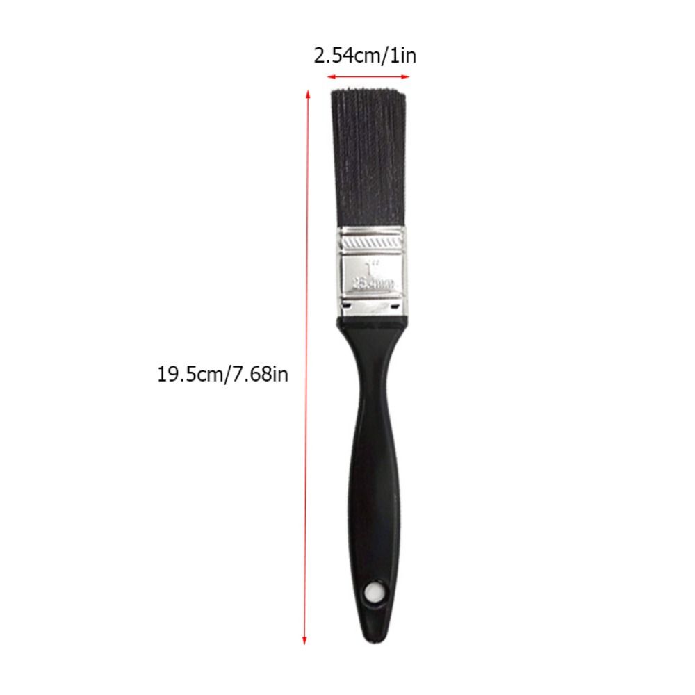 10pcs Thickened Paint Brush Apply Evenly Cleaning Tool Plastic Handle Brush Solid Hollow-fiber Wall Brushing Tools Ash Removal