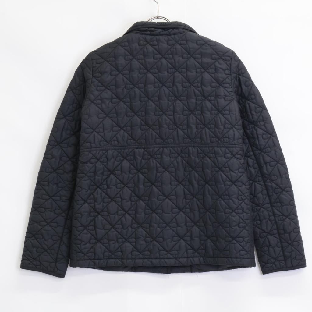 Barbour × ANYA HINDMARCH Black Ribbon Quilted Jacket Jacket 34 blackUsed