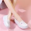 Women Walking Shoes Sneakers Comfortable Breathable Nurse White Slip-On Shoes Lightweight Female Platform Flats Footwear Casual