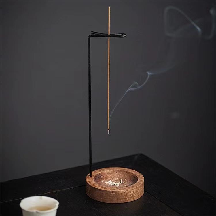 Zen Style Hanging Incense Burner Holder for Stick Incense - Sandalwood & Agarwood, Perfect Indoor Ornament for Home and Living Room