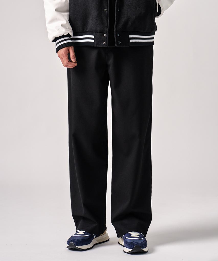 WHOLOVESART Semi-Wide City Slacks Black