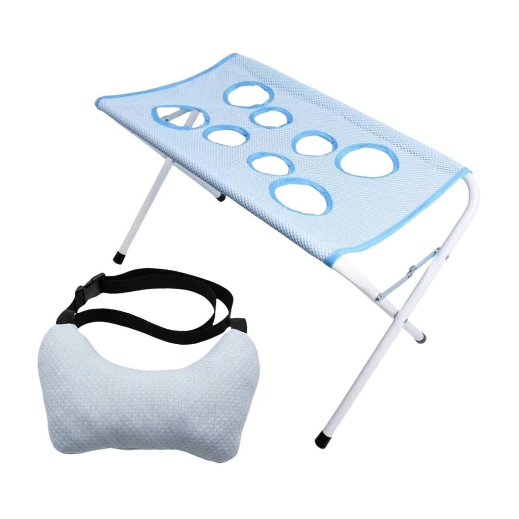 Dog Grooming Hammock Stand Mesh with Stable Iron Frame Breathable Tear Resistant