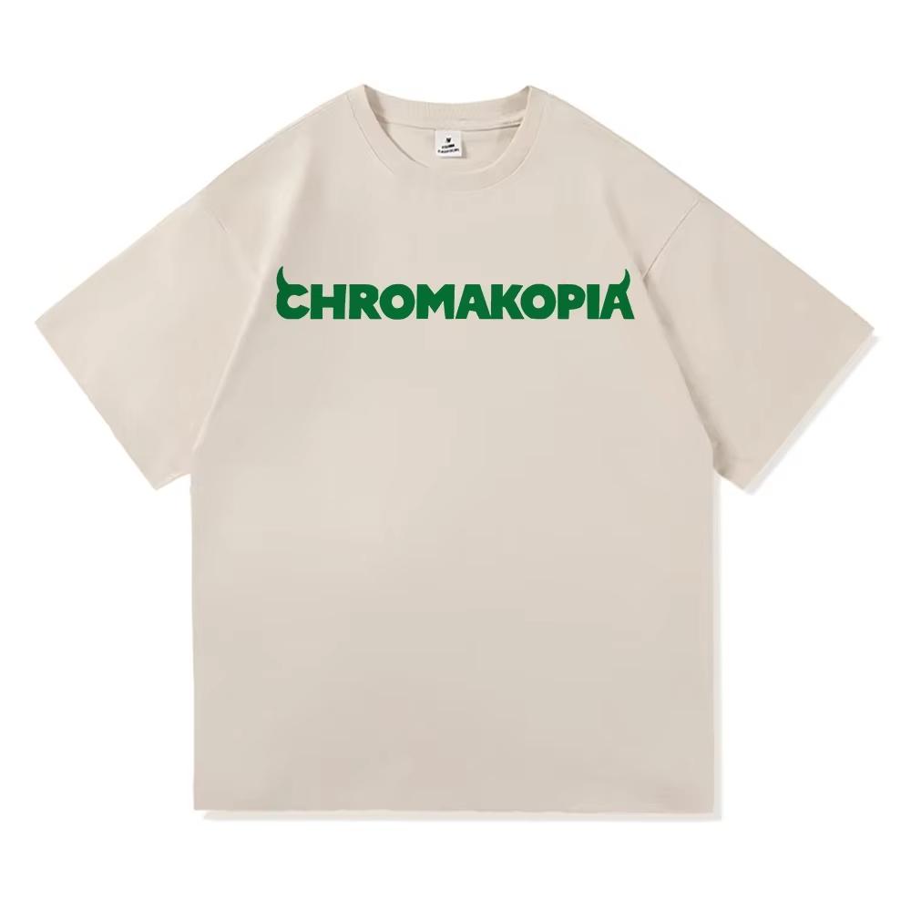 Tyler The Creator Chromakopia Tour  T Shirt Women Aesthetic Letter Print T-Shirt Unisex Tees Shirts Streetwear