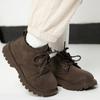 Mode retro kurze stiefel herbst und winter neue kinder schuhe jungen kurze stiefel vielseitig Britischen stil leder stiefel