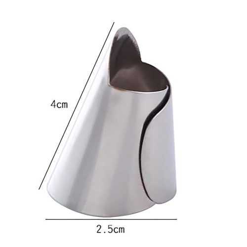 Finger Cots/stainless Steel Nail Covers/edamame Peelers/metal Garlic Peelers (set of 5)