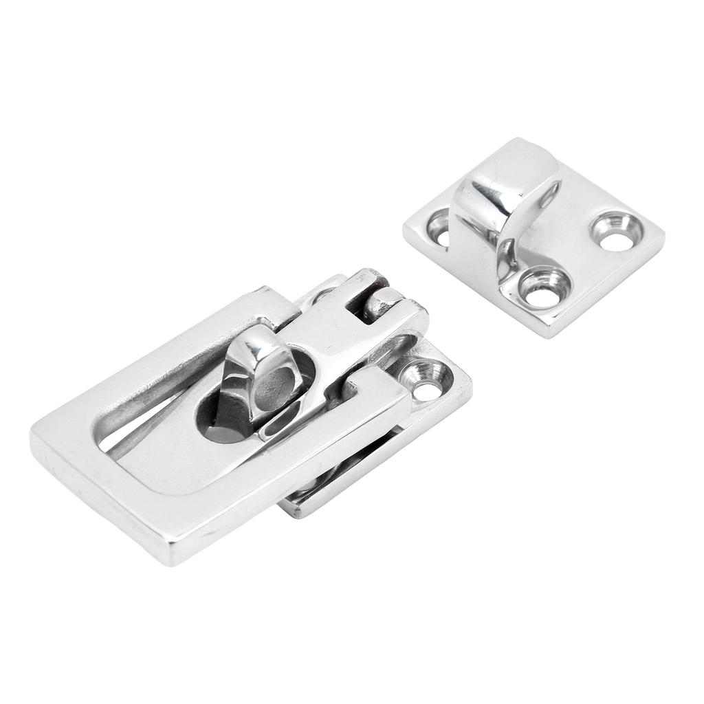 2pcs 316 Stainless Steel Lockable Door Latch Heavy Duty Anti Rattle Fastener Clamp for Marine