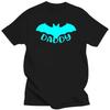 Bat Daddy Print Men T-shirt Halloween Horror Movies Trick or Treat Tshirt Fashion Harajuku T-shirt Luminous Oversized Streetwear