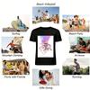 KPOP Dämonenjäger Anime Mädchen Print T-Shirt Lässiges lockeres Oberteil Für Männer Frauen Reines Baumwoll-T-Shirt