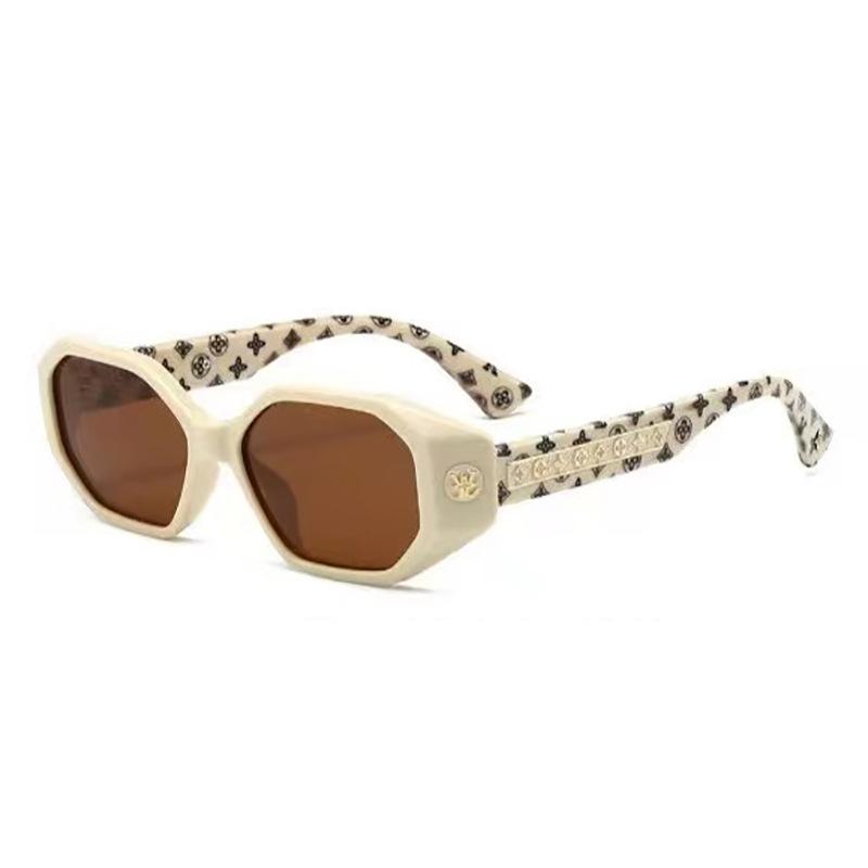 

2026 Fashion Street Style Polarized Sunglasses Women Round Face Slimming HD Driving UV400 Protection Trendy Sun Glasses