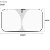Parking Essentials: Car Sun Shade Blackout Umbrella for Heat Insulation and Protection