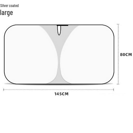 Parking Essentials: Car Sun Shade Blackout Umbrella for Heat Insulation and Protection