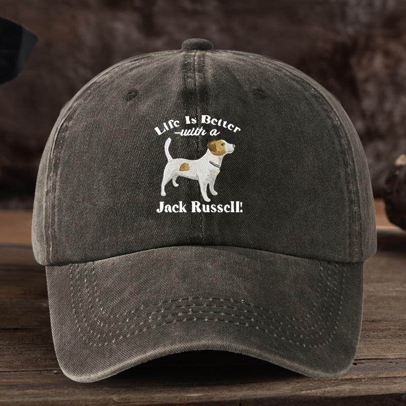 Fun Dog Print Baseball Cap Unisex Outdoor Fashion Versatile Duckbill Hat Trendy 1pc