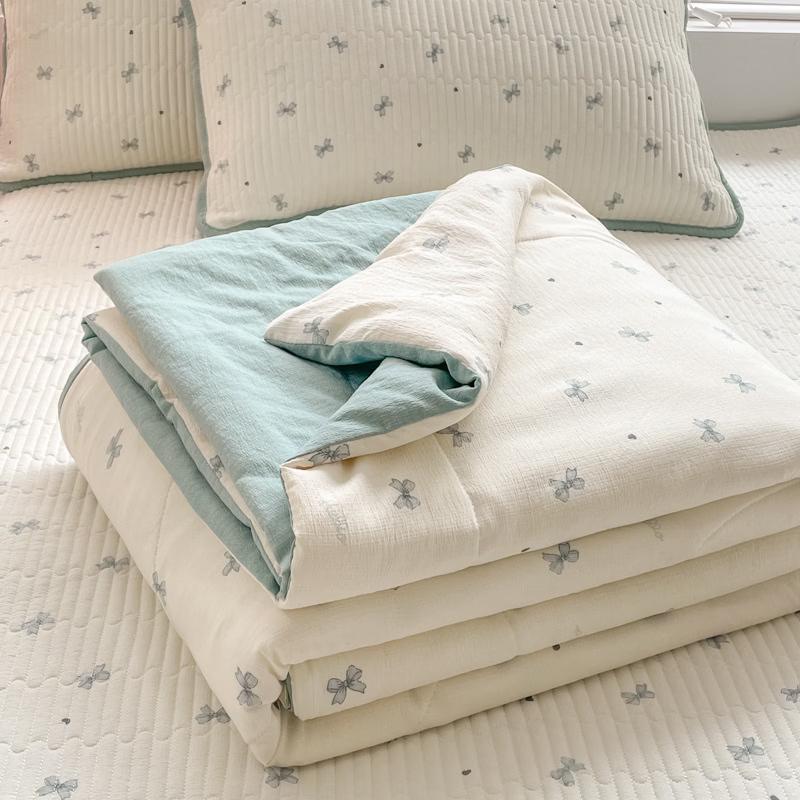 OLOEY Double Layer Gauze Summer Quilt