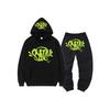 SynaWord High Street Fashion Brand Suit Male Trend Hip Hoodie Syna Printed Sweater Suit