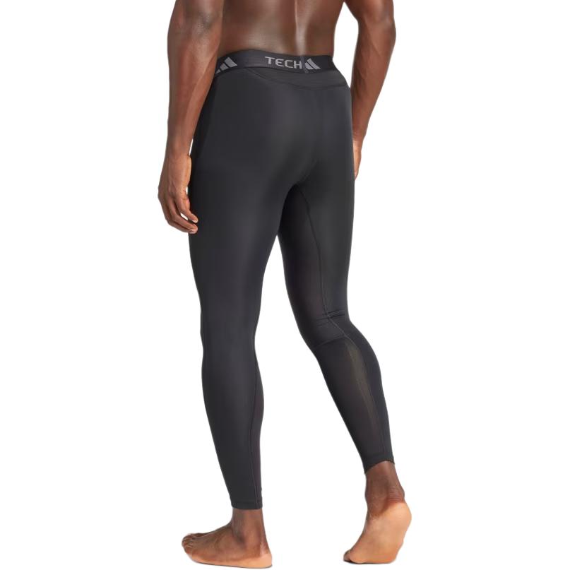 Adidas Techfit Simple Letter Comfortable Training Pants Men Bottoms Black IN5590