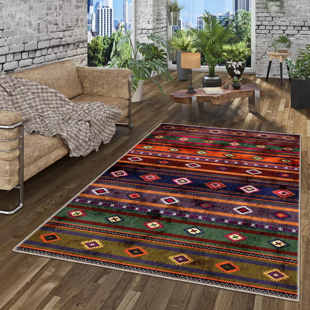 Decorative Area Rugs, Rugs For Living Room, Machine Washable Rug, Non Slip Rug