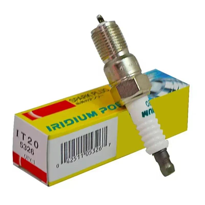 4/6 Adet IT20 5326 İridyum Buji Chevrolet Peugeot Toyota Mazda Pontiac Ford Focus Mondeo Lotus L3 Volvo S40 CTS IT20 İçin