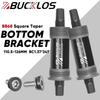 BUCKLOS Bike Bottom Bracket BSA BB68 Sealed Bearing Bicycle Square Threaded Bottom Bracket Hollow Axle 113/120/122.5/126/140mm