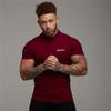 Muscleguys New Men's Clothing Summer Lapel Short Sleeve Breathable Comfortable and Casual Polo Shirt