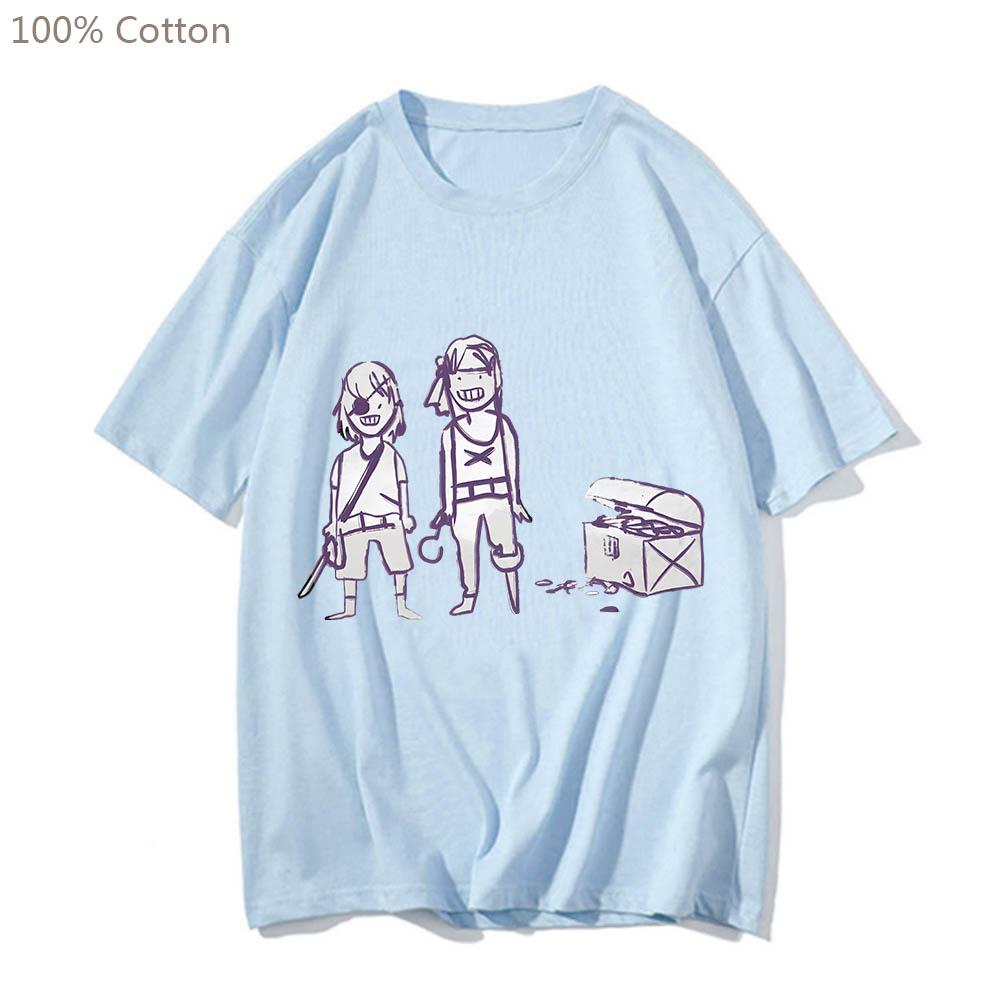 Life Is Strange Harajuku Anime T-shirts Kawaii Manga/Comic Tshirt 100% Cotton Men/women Tee-shirt Short Sleeve Cartoon T Shirt