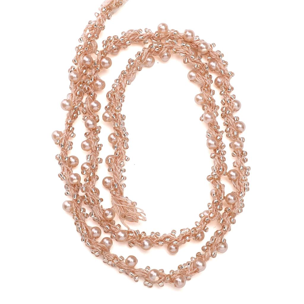 Rice Bead String Polyester Woven Tape For DIY Dresses Sewing Supplies