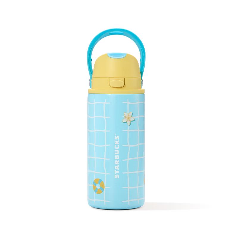 Starbucks Happy Summer Series Dual-Drinking Stainless Steel Tumbler