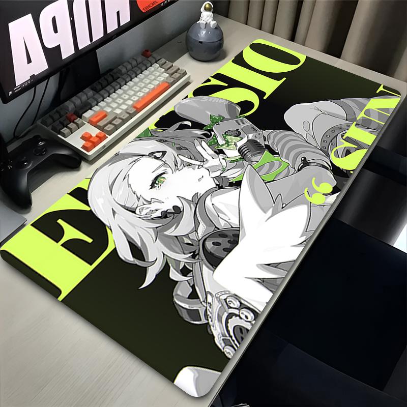 Mouse Pad Game Large Kawaii Anime Girl Sunna ZZZ Mousepad Gaming Keyboard Office Overlock HD Printing Zenless Zone Zero Desk Mat