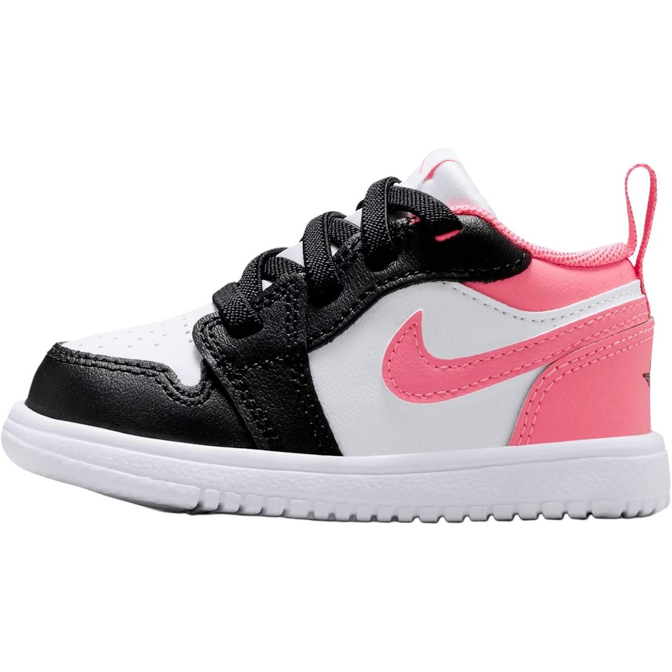 (TD) Air Jordan 1 Low Alt Black Gaze Pink White Baby DR9747-025 EU 23.5