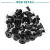 ACROPIX Door Sill Panel Liner Bumper Spoiler Push Rivet Retainer Fastener for BMW Mini Cooper E81 E82 E83 Black 20pcs