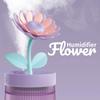 2026 Humidifier Portable USB Ultrasonic Colorful Cup Aroma Diffuser Cool Mist Maker Flower Air Humidifier Purifier With Light