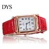 Watch Wrist Square Case Comfortable Alloy Unisex Casual Quartz Wristwatch for Daily Life Analog