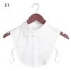 Classic Women Cotton Lace Fake Collar Vintage Detachable Clothes Accessories Lapel Blouse Top Shirt Collar False Collar DropShip