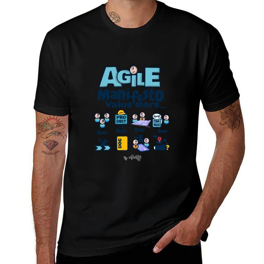 Agile Unisexifesto Value More TShirt Casual Everyday Wear TShirt