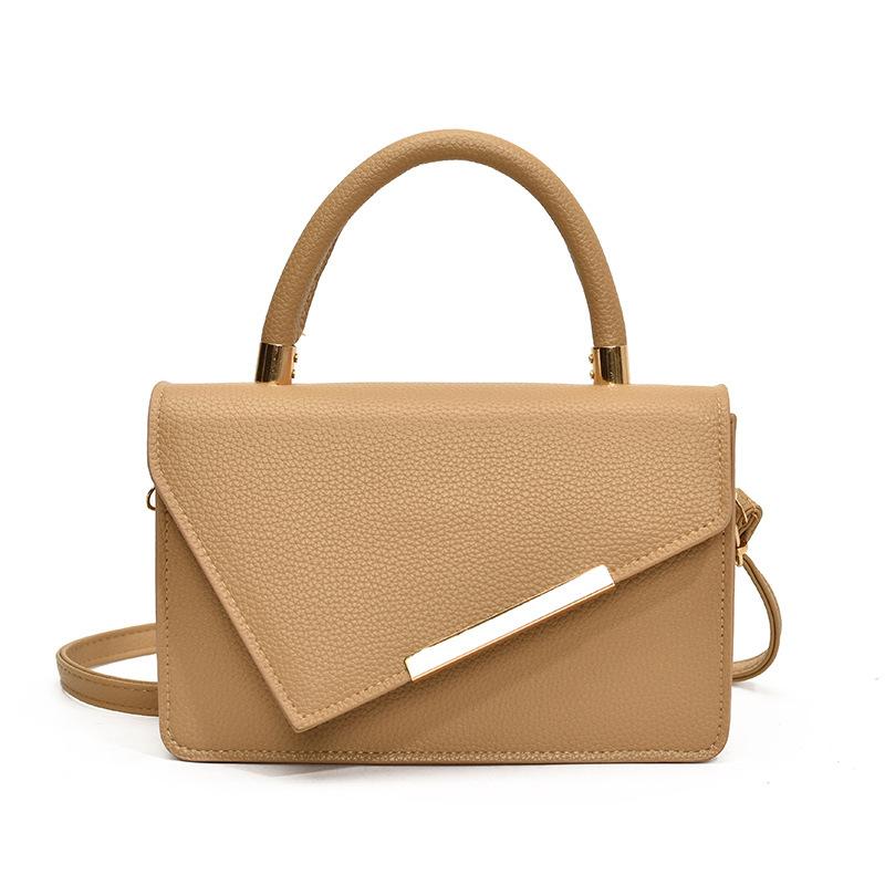 

Stylish and simple small bag 2025 foreign style retro bag new women s bag versatile portable shoulder messenger bag small square bag хаки