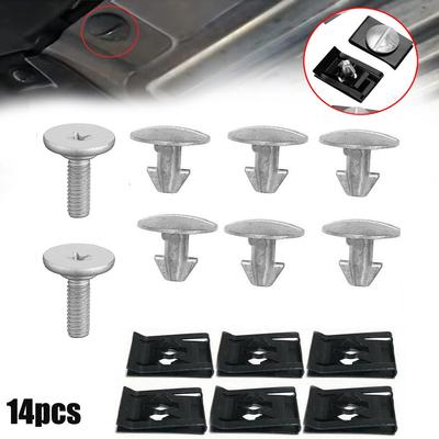 Engine Lower Cover Engine Lower Cover Screw Screw 14 Pcs Access
