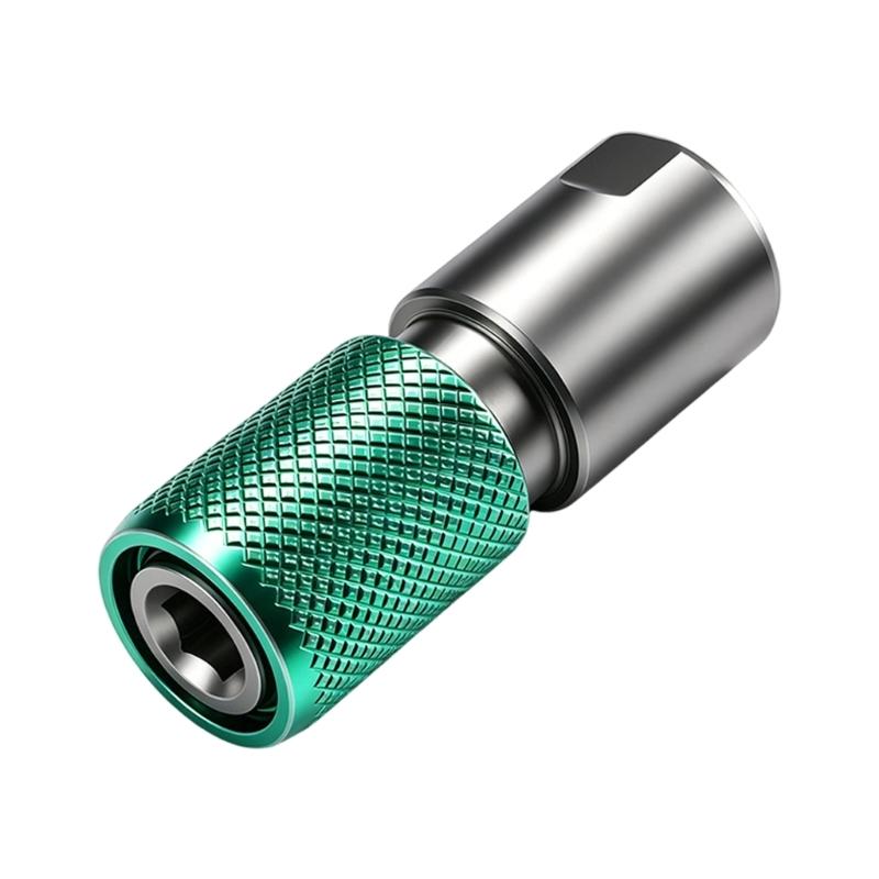 Fastening Drill Bit Adapter, Carbon Steel Sleeve Tool for Repair Work, Drilling Tasks and Bit Change Use Daily