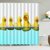 Cat Shower Curtains Bathroom Shower Curtain Cute 3D Fabric Shower Curtain With Hooks Funny Waterproof Shower Curtain Or Mat