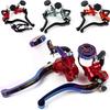 Manetes de Freio Universais para Motocicleta de 7/8 Polegadas Manoplas Cilindro Mestre de Embreagem Hidráulica Alavancas Pit Pro Para HONDA Para Yamaha