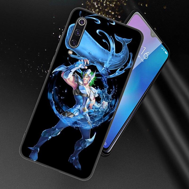 Anime Saint Seiya Knights Phone Case For Xiaomi Redmi 7 7A 8A 9i 9A 9C 10 10A 10C K20 Note 5 6 Mi 8 9 9T Pro A2 Lite A3 6X Mix 3