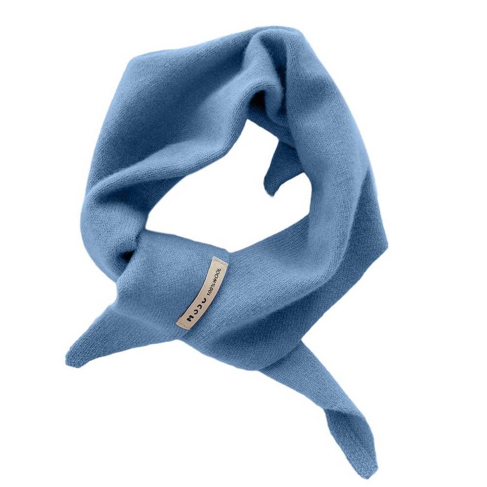 Wolle Dreieckstuch für Damen Britischer Strickpullover Schal Weich Warm Downtown Girl Schal Kleidung Dekorative Stola Accessoires